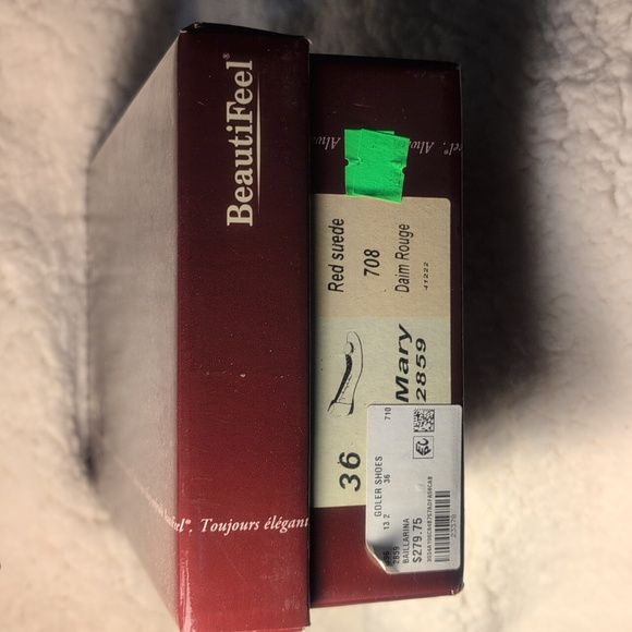 Beautifeel Mary Women's Slip -On  Red Leather shoe - Picture 13 of 13